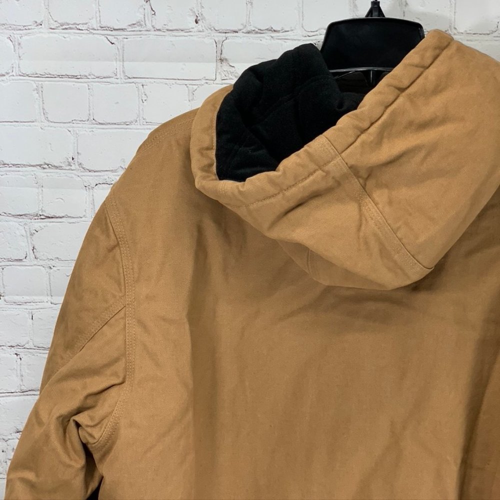 Wolverine Tan Houston Hooded Heavy Canvas Zip Quil - Picture 6 of 12